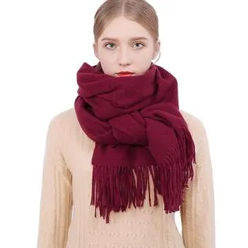RIIQIICHY Luxe Winter Scarf for Elegant Women’s Wardrobe
