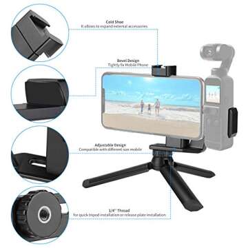 Camera Mount Kit for DJI Osmo Pocket 2 & 1 - USKEYVISION