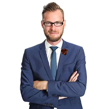 Panfanrel 16-Piece Flower Lapel Pins - Chic Satin Pins