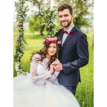 Panfanrel 16-Piece Flower Lapel Pins - Chic Satin Pins