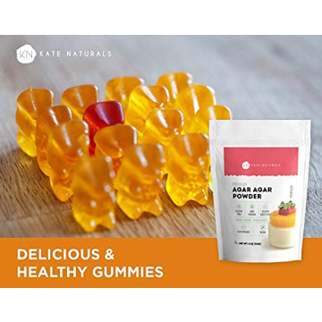Kate Naturals Agar Agar Powder Vegan Gelatin Substitute