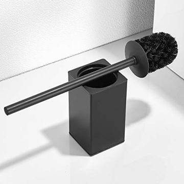 Elegant Freestanding Toilet Brush Holder in Stainless Steel