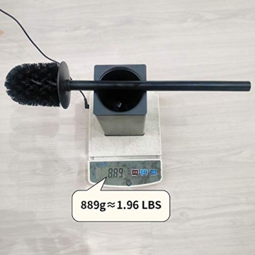 Elegant Freestanding Toilet Brush Holder in Stainless Steel