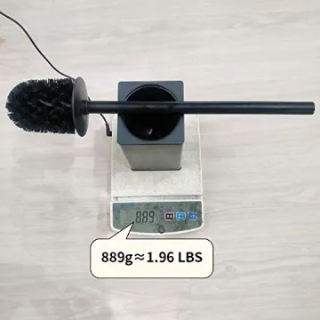 Elegant Freestanding Toilet Brush Holder in Stainless Steel