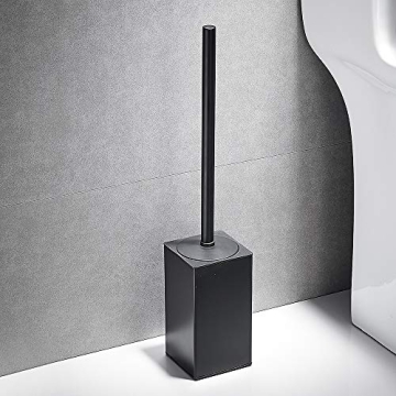 Elegant Freestanding Toilet Brush Holder in Stainless Steel