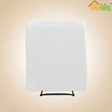 Easy-Going Recliner Stretch Sofa Slipcover Sofa Cover 4-Pieces Furniture Protector Couch Soft with Elastic Bottom Spandex Jacquard Fabric Small Checks(Recliner,Snow White,Large)