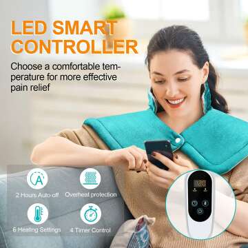 Weighted Neck Heating Pad for Pain Relief