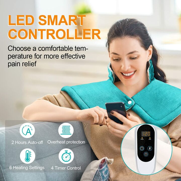 Weighted Neck Heating Pad for Pain Relief