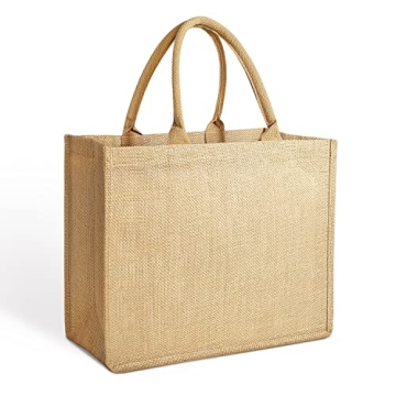 Stylish Ndeno Burlap Jute Tote Bags for All Occasions