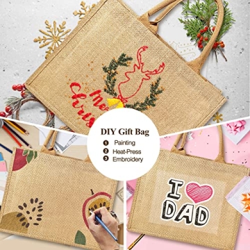 Stylish Ndeno Burlap Jute Tote Bags for All Occasions