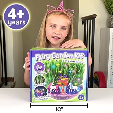 Bloonsy Unicorn Fairy Garden Kit for Creative Kids