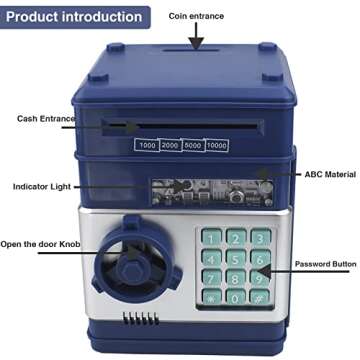 HUSAN Electronic Piggy Bank for Kids - Save Smart!