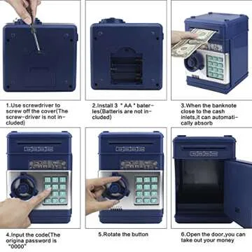 HUSAN Electronic Piggy Bank for Kids - Save Smart!