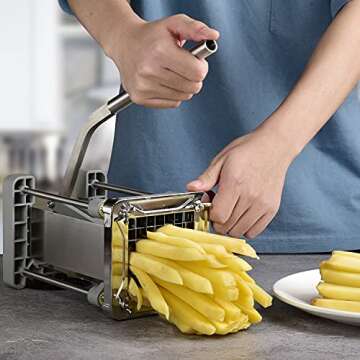 Sopito Professional Potato Cutter for Perfect Homemade Fries