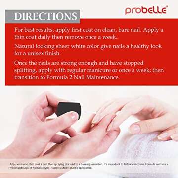 Probelle Nail Hardener: Strengthen & Restore Weak Nails