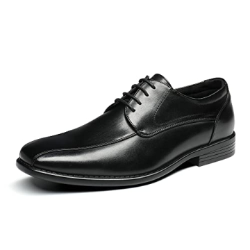Bruno Marc Men's Dress Shoes Formal Classic Square Toe Lace-up Oxfords Black Size 10 M US DP-03