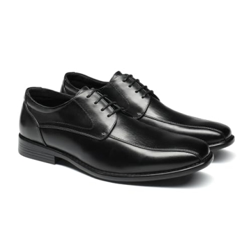 Bruno Marc Men's Dress Shoes Formal Classic Square Toe Lace-up Oxfords Black Size 10 M US DP-03
