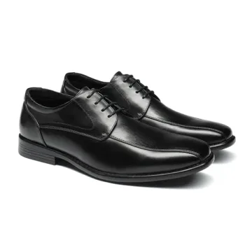 Bruno Marc Men's Dress Shoes Formal Classic Square Toe Lace-up Oxfords Black Size 10 M US DP-03