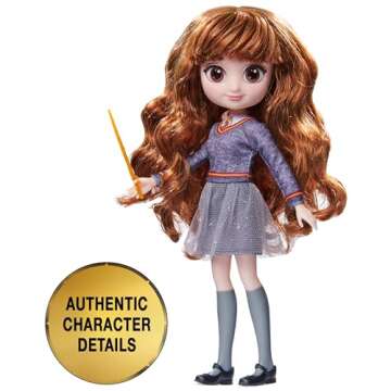 Wizarding World Harry Potter, 8-inch Hermione Granger Doll, Kids Toys for Ages 5 and up