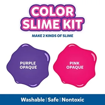 Elmer's Pink Purple Slime Kit with Magical Liquid Activator
