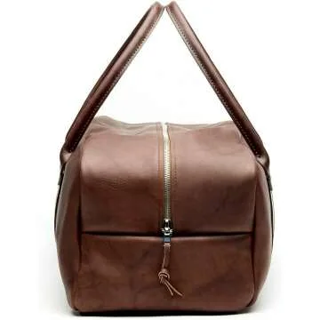 Handcrafted NOKONA Travel Duffle Bag - Walnut Crunch
