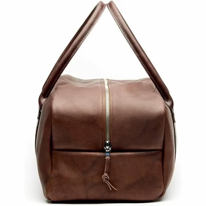 Handcrafted NOKONA Travel Duffle Bag - Walnut Crunch