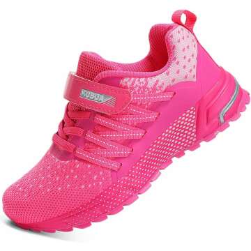 KUBUA Kids Sneakers - Lightweight & Breathable Athletic Shoes
