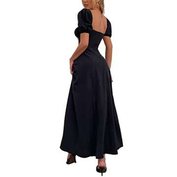 KUTUMAI Women's Off Shoulder Maxi Dress for Summer