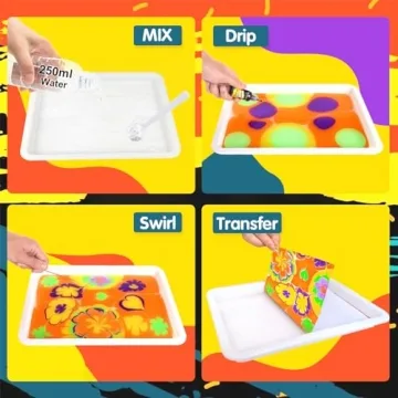 Water Marbling Paint Kit - Creative Fun for Kids