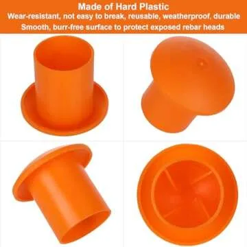 Acrux7 Rebar Caps 60Pcs For Building Safety