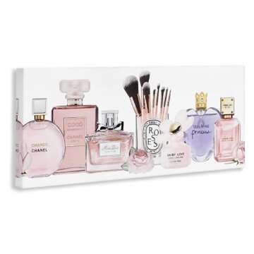 Glam Women’s Fashion Fragrance Wall Art by Amanda Greenwood