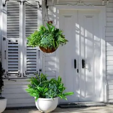 15PCS UV-Resistant Artificial Plants for Outdoor Decor
