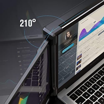 Teamgee Portable Monitor: 12” Full HD Dual-Screen Extender