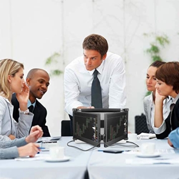 Teamgee Portable Monitor: 12” Full HD Dual-Screen Extender