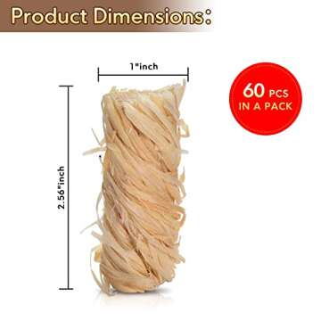 TIFMI Fire Starter - 60 Pcs Fire Starters Kit for Campfires, Fireplace, Grill, Wood & Pellet Stove, ...