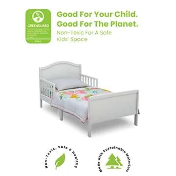 Delta Children Bennett Wood Toddler Bed Greenguard Gold Certified