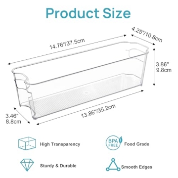Vtopmart Breastmilk Storage Bin Set for Moms