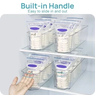 Vtopmart Breastmilk Storage Bin Set for Moms