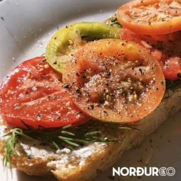 Nordur Salt, Smoked Arctic Sea Salt Flakes, Cardboard Box 3.5 OZ - Premium Icelandic Flake Salt for Seafood, Adds Rich Smoky Flavor to Any Dish, Pyramid Crystals, Sustainable, Eco-friendly,