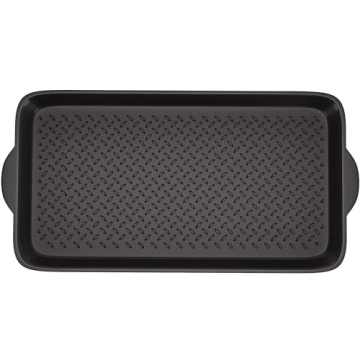 Matace 1 Pack Small Rubber Boot Tray for Entryway - Rubber Boot Mat - Small Shoe Tray-Rubber Shoe Ma...