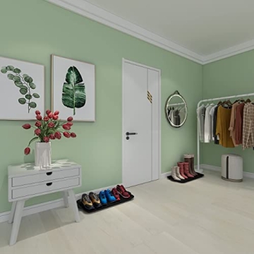 Matace 1 Pack Small Rubber Boot Tray for Entryway - Rubber Boot Mat - Small Shoe Tray-Rubber Shoe Mats for Shoes and Boots for Indoor and Outdoor Use, 27.95"x 15.74"