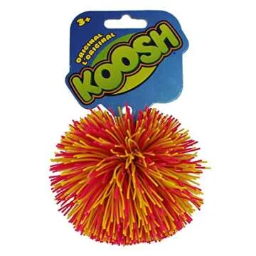 Koosh Ball Soft Active Fun Toy - 1x Random Coloured Koosh Ball