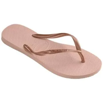 Havaianas Women's Slim Sandal, Ballet Rose,39/40 BR (9-10 M US)
