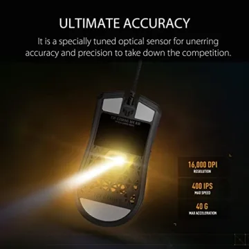 ASUS TUF Gaming M4 Air 16,000 DPI Lightweight Gaming Mouse