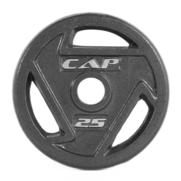 CAP 25 LB Olympic Grip Weight Plate for Home Gym