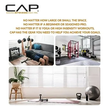 CAP 25 LB Olympic Grip Weight Plate for Home Gym