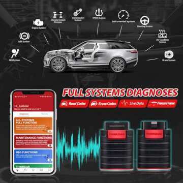 Thinkdiag OBD2 Scanner Bluetooth, Full System Bidirectional Diagnostic Scan Tool OE-Level Code Reader with ECU Coding,15+ Reset Service, FCA AutoAuth, All Software 1 Year Update Fits for iOS & Android