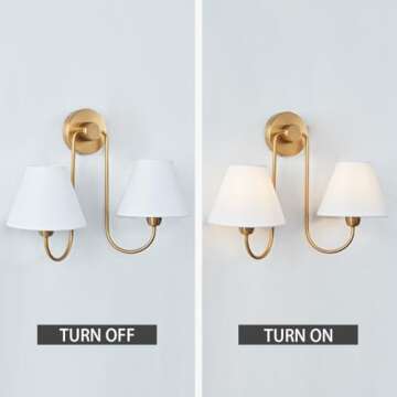 Contemporary Linen Shade Sconce for Elegant Home Lighting