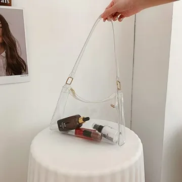 Lackycc Clear Purse Bag - Stylish & Stadium Approved