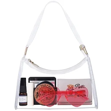 Lackycc Clear Purse Bag - Stylish & Stadium Approved